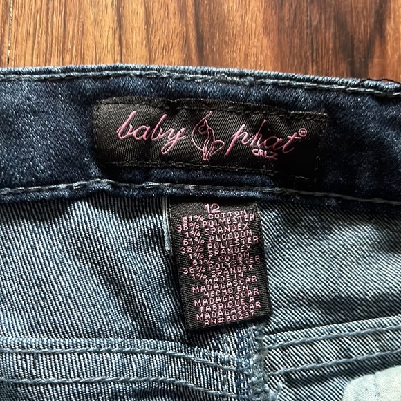 Y2K Baby Phat Glittery Jeans for Girls - Picture 3 of 4